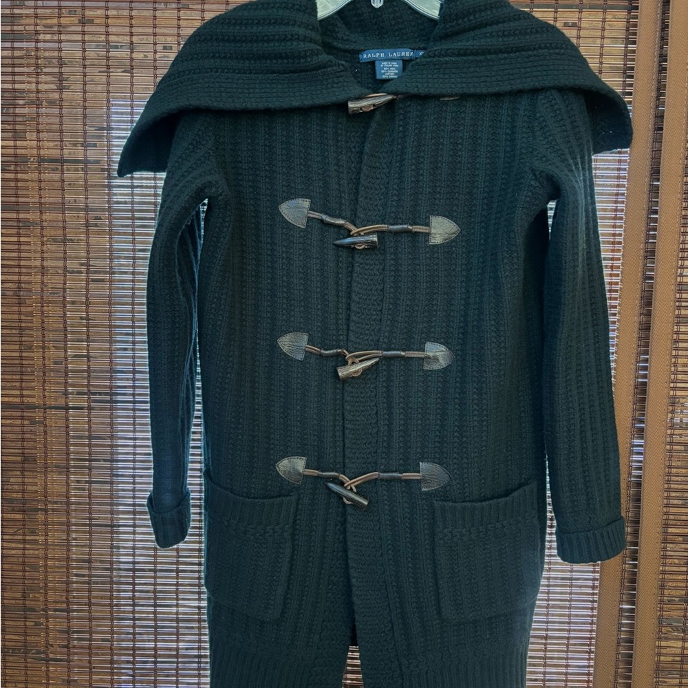 Ralph Lauren Blue Label Women’s XS Wool/Cashmere Evergreen Toggle Cardigan